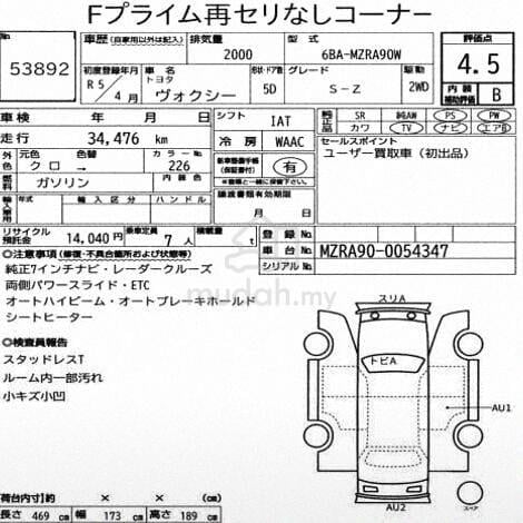 2023 Toyota VOXY 2.0 S-Z (A) Free 4 times service - 2