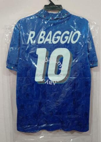 Roberto Baggio 10 Italy World Cup 1994 shirt jersey 1993 home blue Diadora  rare