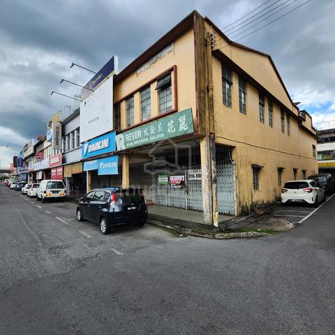Double Storey Corner Shop near Satok at Palm Road 1