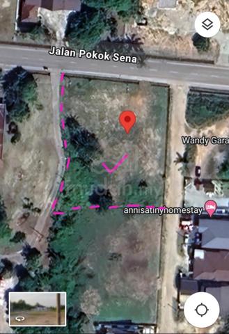 Tanah Rapat Jalan Besar Jalan Pokok Sena Geran Individu 1