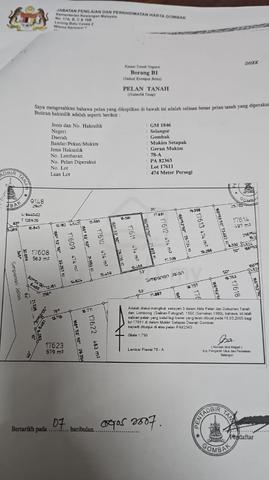 Lot Banglo Taman Bukit Lela Gombak 1