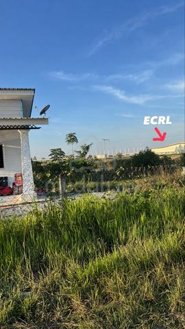 Tanah Pertanian + Rumah 2bilik 1tandas di Mulong berdekatan ECRL 1