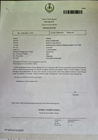 3 ekar Tanah 1