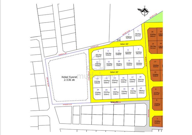 DIRECT DEVELOPER | 5000-6000sqft|56 BUNGALOW LOTS @ KUALA KRAI 1