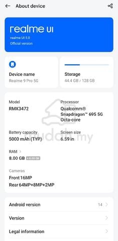 Realme 9 Pro 5G - photo 3 of 3
