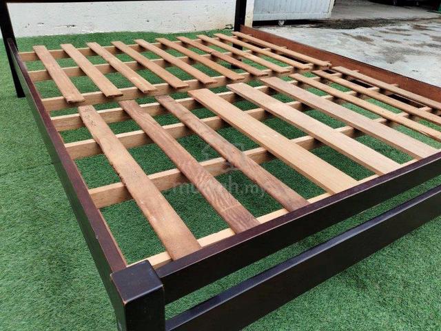 YB47AH Katil Kayu Queen Wooden Bed Frame - photo 5 of 6