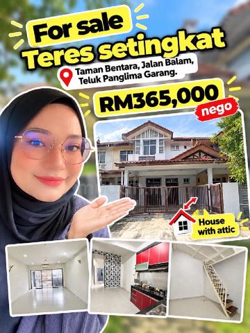 100%|teres Setingkat Taman Bentara, Jalan Balam, Teluk Panglima Garang 1