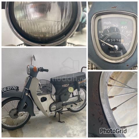 honda c70 lampu bulat gear depan original - photo 2 of 2