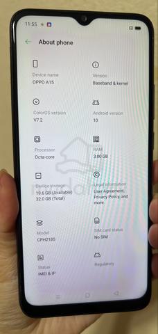 oppo a15..32gb 3ram - photo 2 of 3