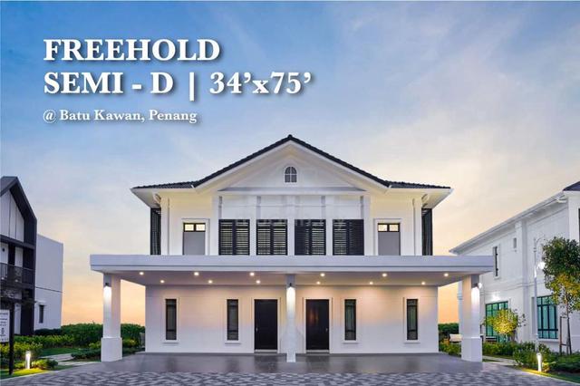 FREEHOLD 2 Storey Semi-D Batu Kawan | 4 1R 5Bath  1
