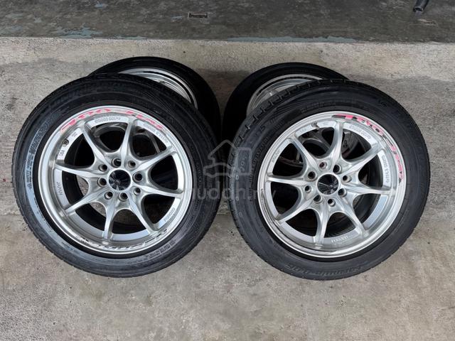 Rim mugen mf8 thailand 15 inch tayar 70% - photo 2 of 6