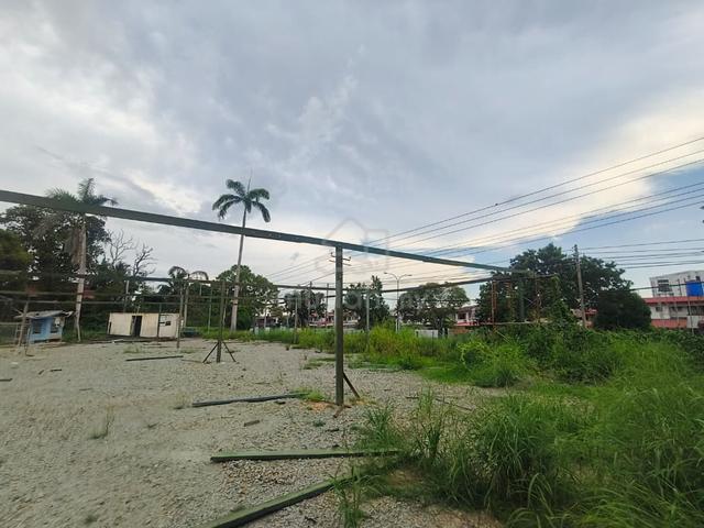 Taman Medan Perdana Damai Likas Facing Road Land For Rent 1