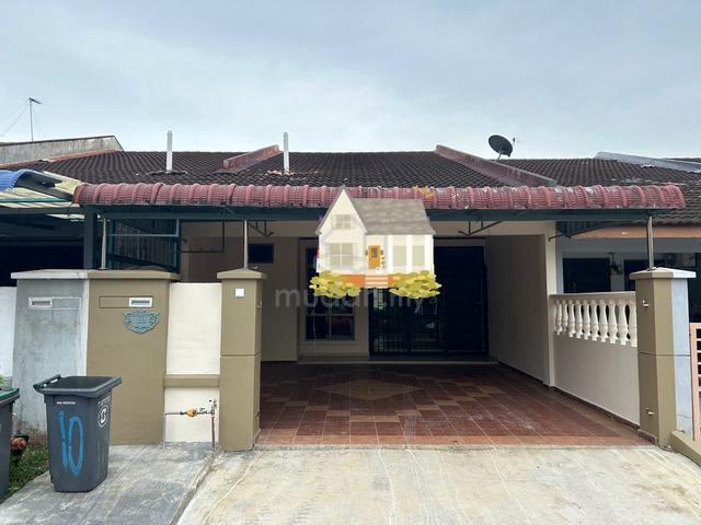 1-storey Terraced House for Sale, 3 Bedroom, 1400 sq.ft, Ulu Tiram ...