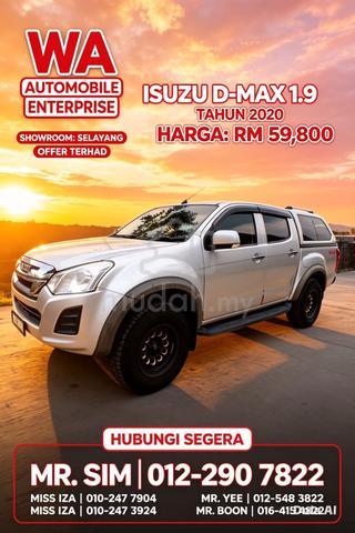2020 Isuzu D-MAX 1.9L (A) WITH CANOPY - 1