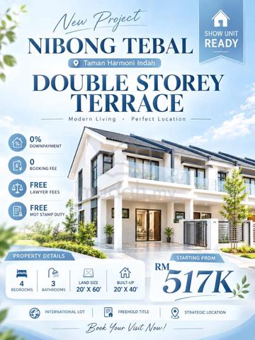 Full Loan_0 Booking Fee_2 Storey Terrace at Nibong Tebal_Bukit Panchor 1