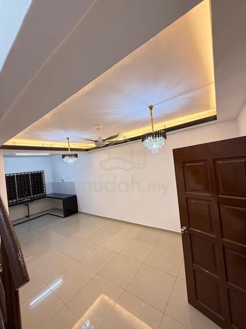 bandar putra, segamat, 2 storey low medium cost, renovated, full loan 1