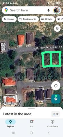 2 unit lot side by side tanah lot bungalow mahkota hills lenggeng 1