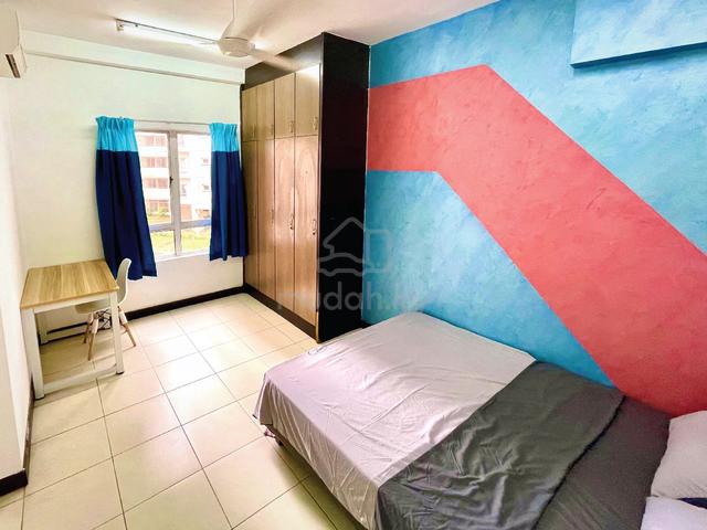 【New Renovated】Cova Villa Aircon Room at Kota Damansara 1