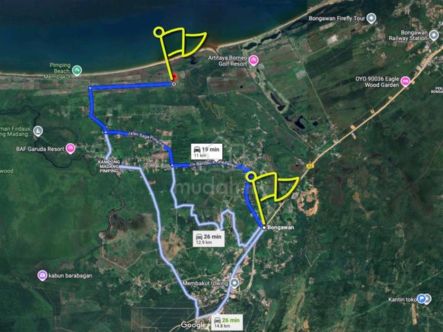 Membakut 38 acres Beach Land Seaview Tourism CL I Kuala Penyu Bongawan 4
