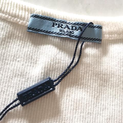 Prada white ribbed tank top - photo 4 of 6
