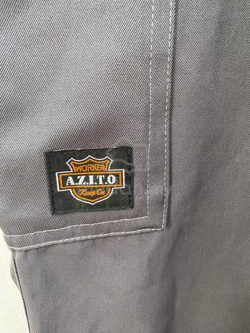 AZITO Grey Utility Cargo Work Pants - photo 2 of 6
