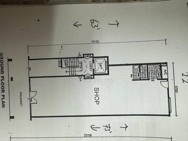 Jalan Kuching Boulevard Business Park Ground Floor 22'x73' 1