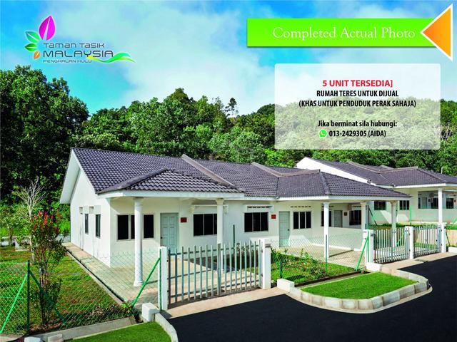 Rumah Teres 1 Tingkat (Medium Cost) di Pengkalan Hulu Untuk Dijual! 1