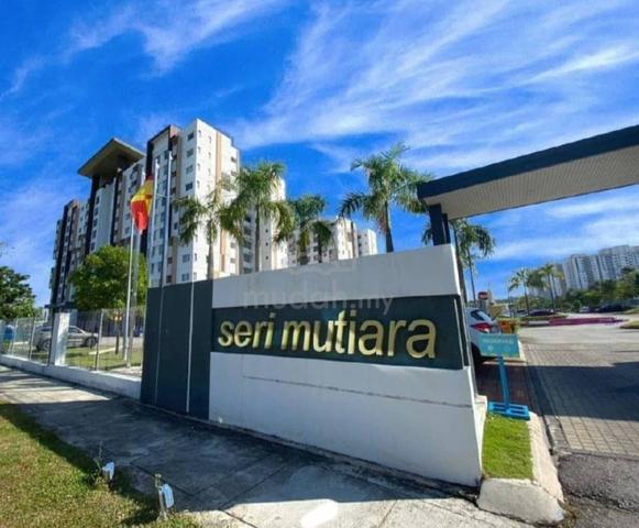【BOOKING RM1k】Pangsapuri SERI MUTIARA Swimming Pool 2 Parking Ready Tenant 1
