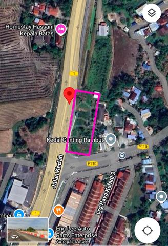Tanah Tepi Jalan Besar dari Kepala Batas ke Sungai Petani Untuk Disewa 3