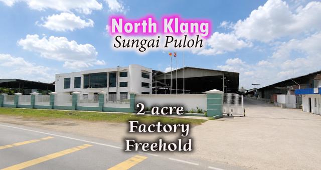 North Klang Jalan Sungai Puloh Freehold 2 acre Semi Detached Factory 1