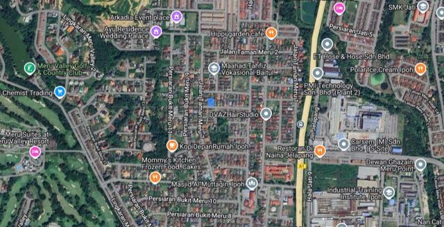 BUNGALOW LOT 8000 sf Taman Meru, Kinta Ipoh for Sale | DEKAT KEMUDAHAN 3