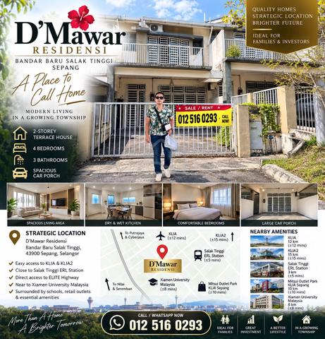 D’Mawar Residensi, Sepang Untuk Disewa 1