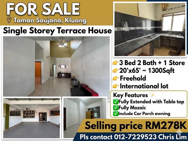 For Sale 📍 Tmn Saujana 🏡 SSTH 1