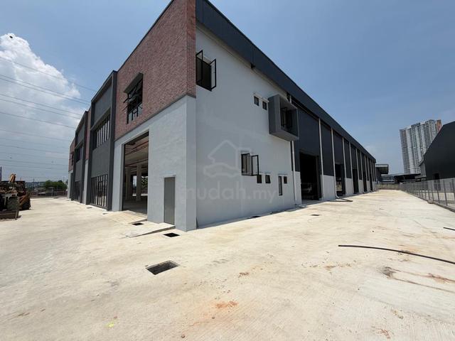 Brand New Jalan Baru 6000sf 1.5 Storey Semi-Detached Factory For Rent 1