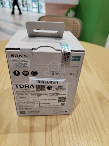 Sony SRS-XB100 Wireless Portable Speaker (Blue) - photo 5 of 5