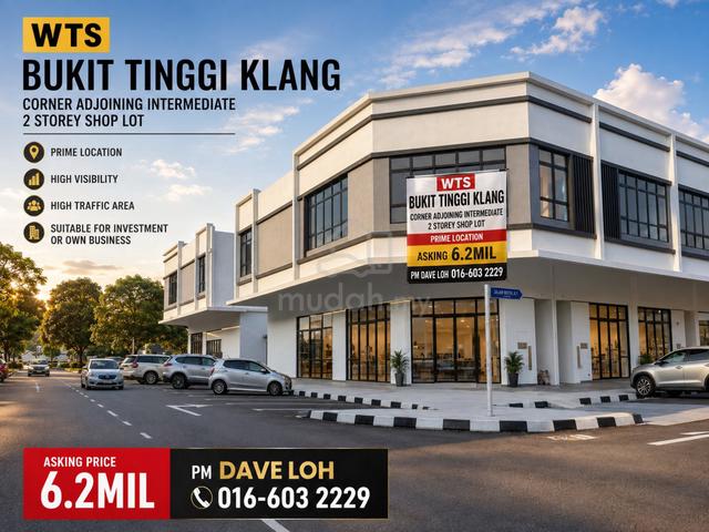 Bukit Tinggi Klang Corner & Adjoining Intermediate 2 Storey Shop lot 1