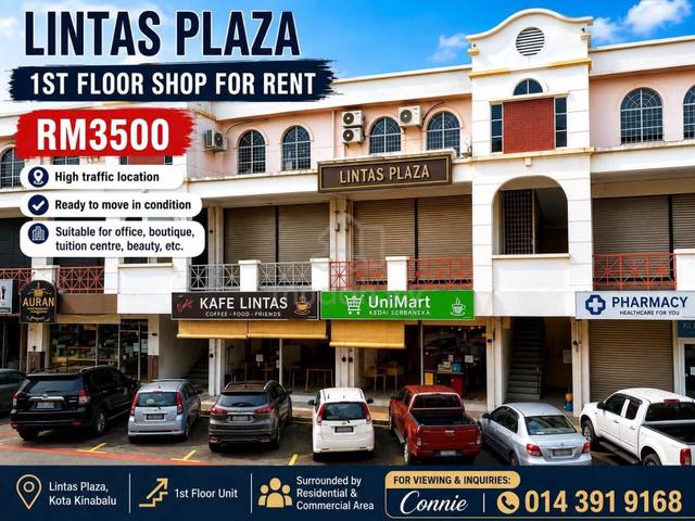 Shoplot For Rent | Lintas Plaza 1