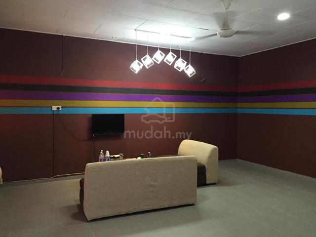 First Floor Shop Office Furnished Sg Abong Muar 1