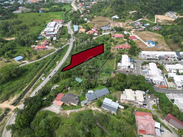 Penampang CL land Road Frontage 1