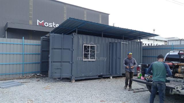 Shah alam flat industrial land for rent , with fencing , cabin office 1