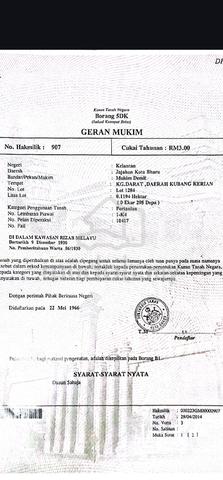 tanah sekali rumah 1