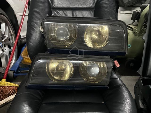 Bmw E38 Exnon Projector Headlamp Yellow Original - Car Accessories ...