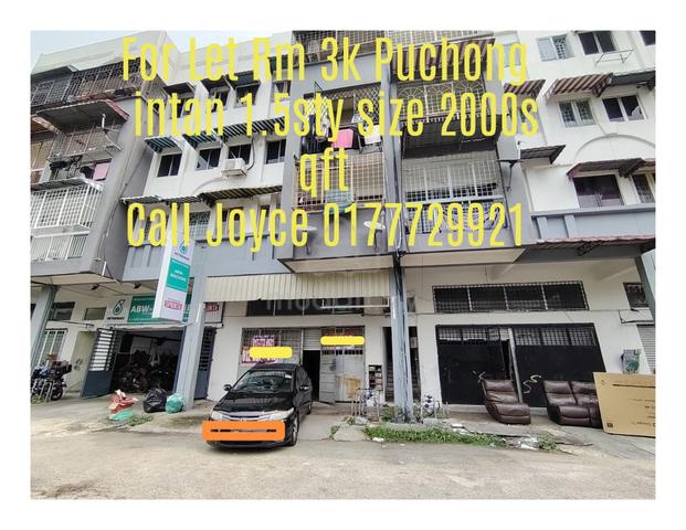 Taman Puchong Intan 1.5 Sty Shop Office Size 2050sqft 1