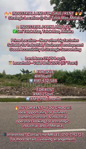 Seri Telok Mas Industrial Land For Sale 1