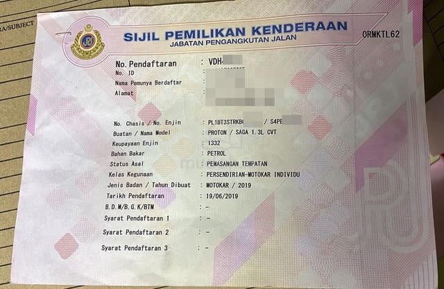 OTR 2019 Proton SAGA EXECUTIVE CVT (A) FullSpec - 2
