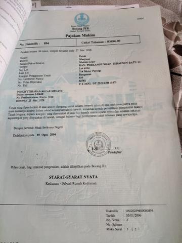 lot rumah utk dijual 1