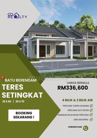 Project Hot Rumah Teres Setingkat di Batu Berendam Melaka π₯ 1