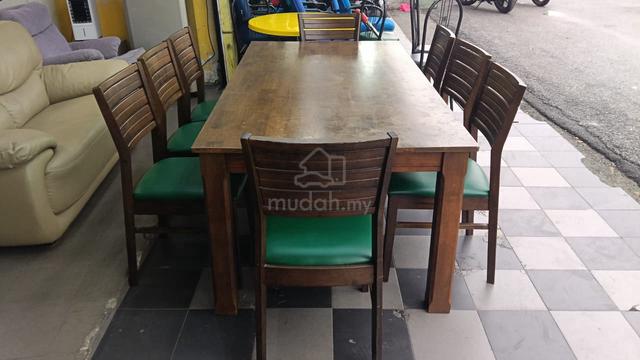 Wooden dining table set - photo 3 of 4