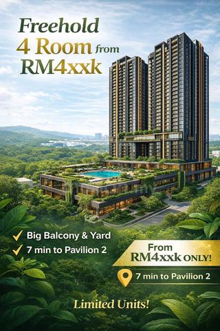 Big & Cheap Condo @ 7Mins to Pavilion | Pet Friendly with 40 Facility 1