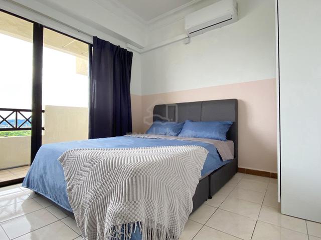 【New Renovated】Vista Komanwel C Balcony Aircon Room at Bukit Jalil 1
